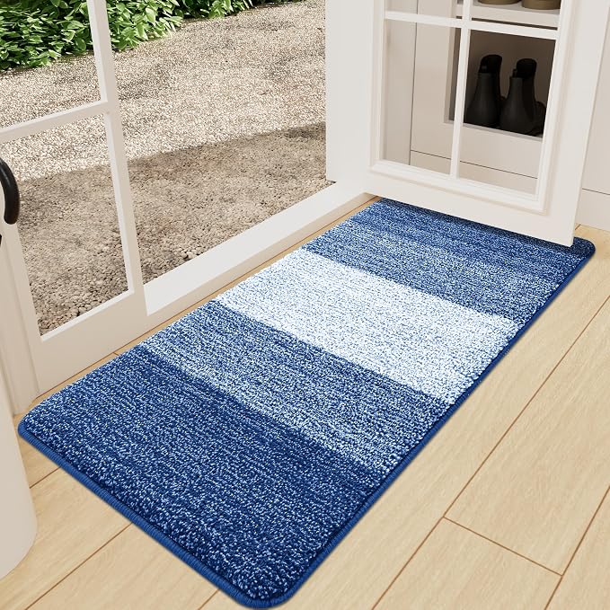 Kitinjoy Indoor Outdoor Door Mat, 71x24 Non-Slip Absorbent Dirt Trapper by Kitinjoy