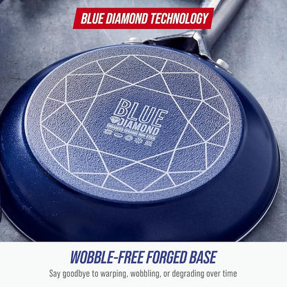 Blue Diamond 10" Nonstick Frying Pan Skillet, Diamond Infused PFAS & PTFE-Free - Image 7