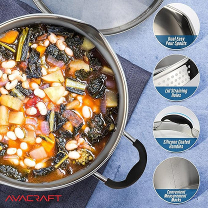 AVACRAFT Stainless Steel Stockpot - Image 5