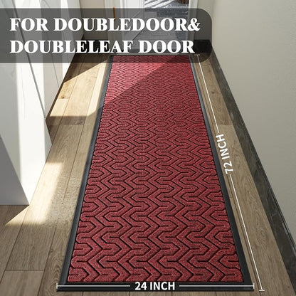 Yimobra 72x24 Indoor Outdoor Runner Rug, Heavy-Duty Waterproof Entrance Mat - Image 2