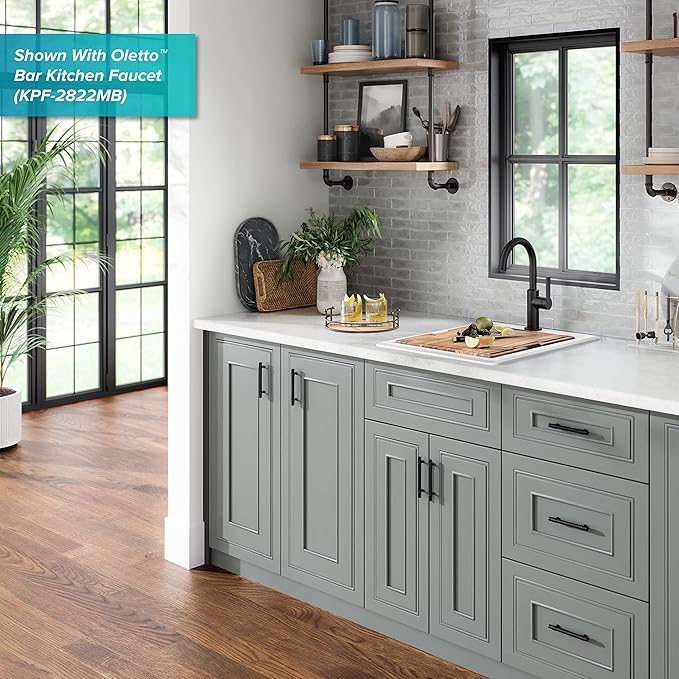 KRAUS Bellucci 18-inch Granite Workstation Drop In Top Mount Single Bowl Kitchen Sink in White with Accessories, KGTW12-18WH