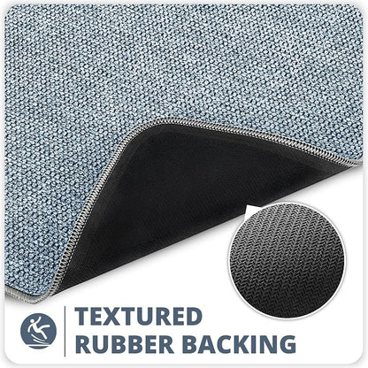 Bath Mat, Ultra Thin Bathroom Rugs, Rubber Bath Mats - Image 5