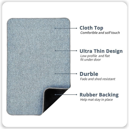 Bath Mat, Ultra Thin Bathroom Runner Rugs, Large Bath Mats - Image 2