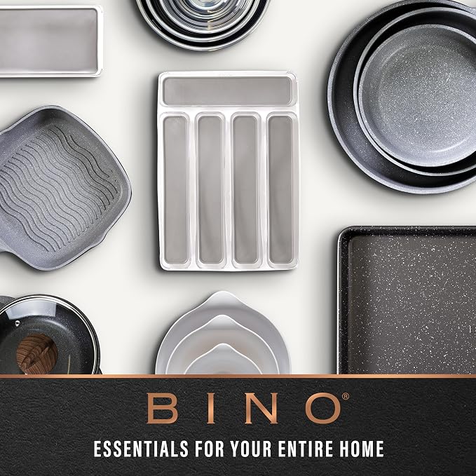 BINO - Woven Plastic Basket, The Jute Collection, Home Organization, - Image 9