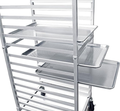 New Star Foodservice 36527 Commercial-Grade Aluminum 20-Tier Sheet Pan/Bun Pan - Image 3