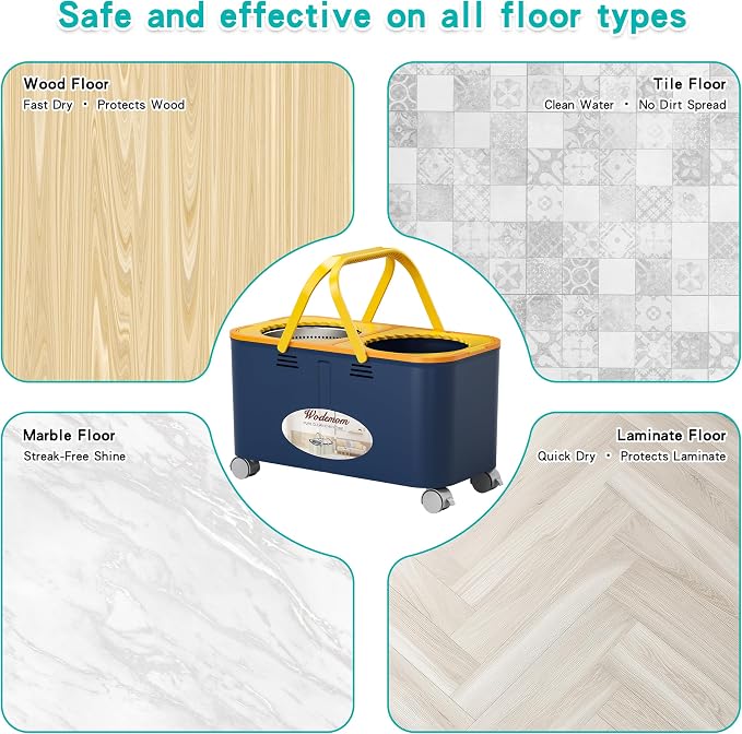 2025 Upgraded Spin Mop and Bucket - Image 6