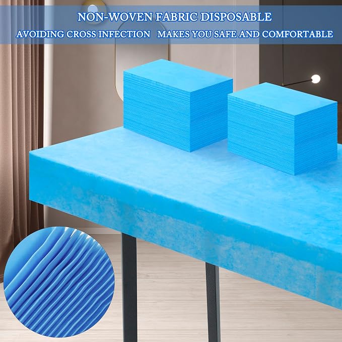 100 Pcs Disposable Bed Sheets 31" x 71" Massage Table Sheets Non Woven Fabric - Image 5