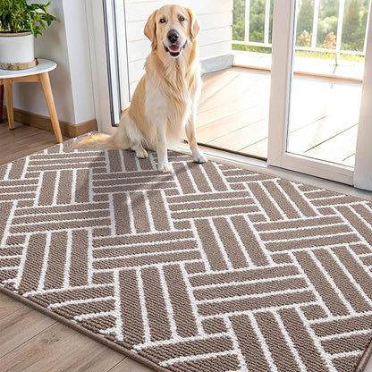 OLANLY Indoor Door Mat, 48x32 Inch, Dirt Resistant and Absorbent, Non-Slip by OLANLY