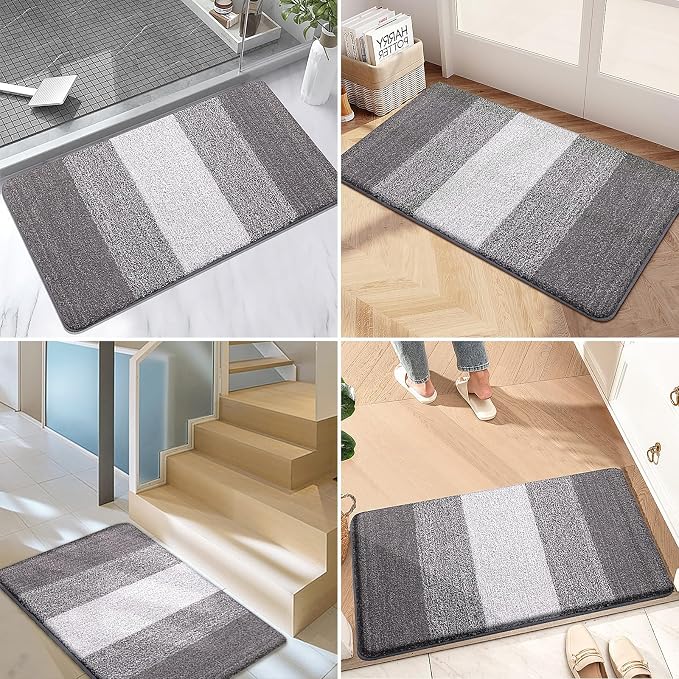 Kitinjoy Indoor Outdoor Door Mat, 59x20 Non-Slip Absorbent Dirt Trapper - Image 6
