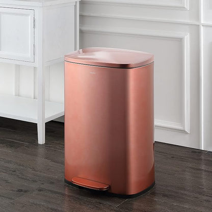 happimess HPM1006D Connor Rectangular 13-Gallon Trash Can - Image 2