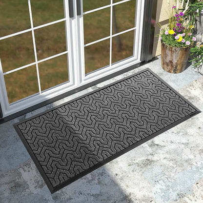 Yimobra Large Door Mat Outside Entrance 47x24, Waterproof Heavy Duty Outdoor by Yimobra