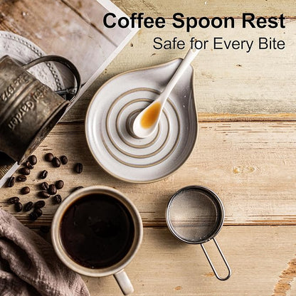 Ceramic Spoon Rest for Stove Top, Large Spoon Holder for Kitchen Counter - Image 6