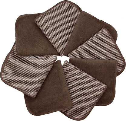 Microfiber Dish Cloths Fast Drying Kitchen Cleaning Cloth Dish Rags Dust Cloths - Image 3