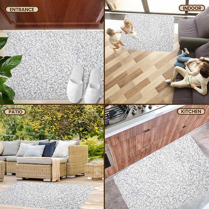 Premium Microfiber Indoor Door Mat – 32"x48" Washable Entry Mat, Waterproof - Image 7