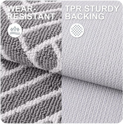OLANLY Indoor Door Mat, 48x32 Inch, Dirt Resistant and Absorbent, Non-Slip - Image 3