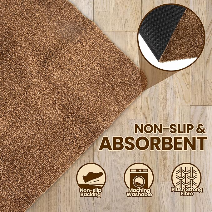 Premium Microfiber Indoor Door Mat – 36"x72" Washable Entry Mat, Waterproof - Image 4