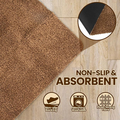 Premium Microfiber Indoor Door Mat – 36"x72" Washable Entry Mat, Waterproof - Image 4