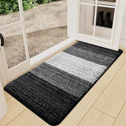 Kitinjoy Indoor Outdoor Door Mat, 71x24 Non-Slip Absorbent Dirt Trapper by Kitinjoy