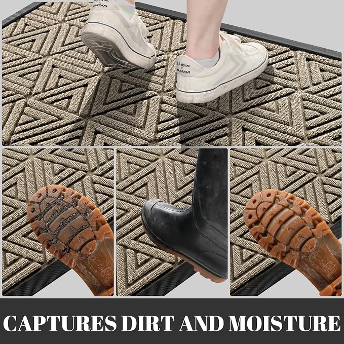 Yimobra Outdoor Mats for Front Door 29.5x17, All-Weather Waterproof Non-Slip - Image 6