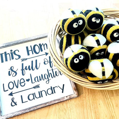 Friendsheep Wool Dryer Balls 6 Pack XL Organic Premium Reusable Cruelty Free - Image 8
