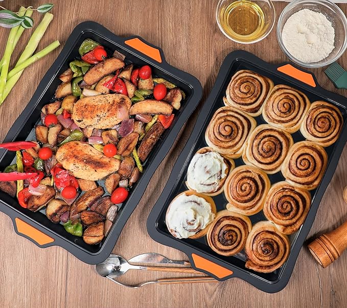 Webake Silicone Quarter Sheet Cake Pan, 9x13 inch Sheet Pans - Image 3