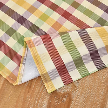 Waterproof Plaid Tablecloth Fabric - Image 8