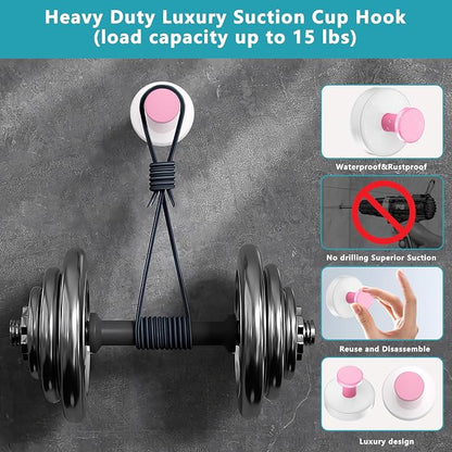Suction Cup Hooks for Shower, Removable No Drill Towel Hooks, Upgraded 15 lbs - Image 6