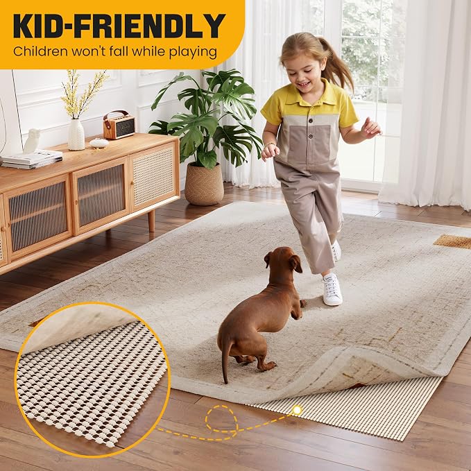 Non-Slip Rug Pad Gripper 8x10 Feet, Anti Skid Mat - Image 7
