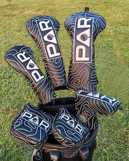 Big Teeth Golf Club Covers Full Set Driver Headcover Fairway Wood Hybrid Golf - Image 4