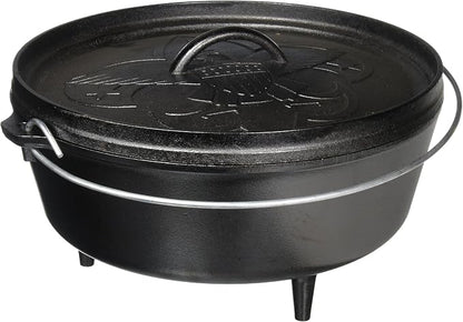 Lodge Boy Scouts of America Cast Iron Camp Dutch Oven, Pre-Seasoned by Lodge
