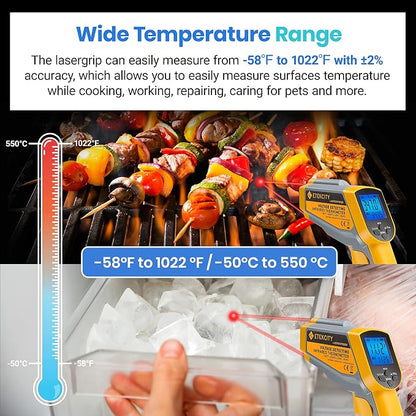 Etekcity Infrared Thermometer 1025D Dual Laser Temperature Gun-58℉~1022℉ - Image 3