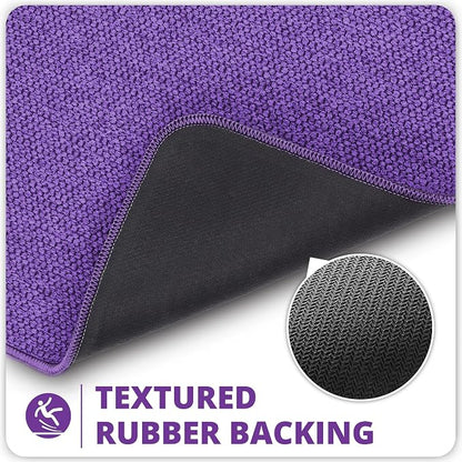 Bathroom Rugs Set 2 Pieces, Thin Bathroom Mats, Toilet Rugs, Quick Dry - Image 5