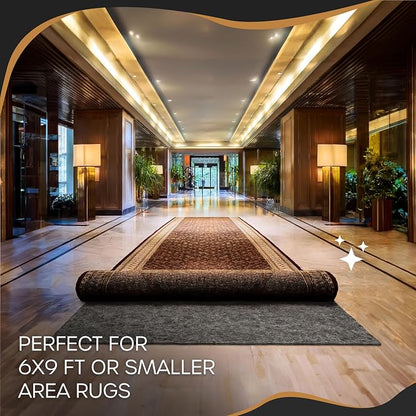 Nevlers 6x9 Rug Pad Non Slip – 1/4" Thick Felt TPO Dual-Layer Grip Mat | Anti - Image 9