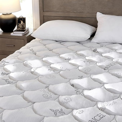 Softhour Padded Topper Full Size 40% Tencel Blend Rayon from Bamboo and Cotton by SoftHour