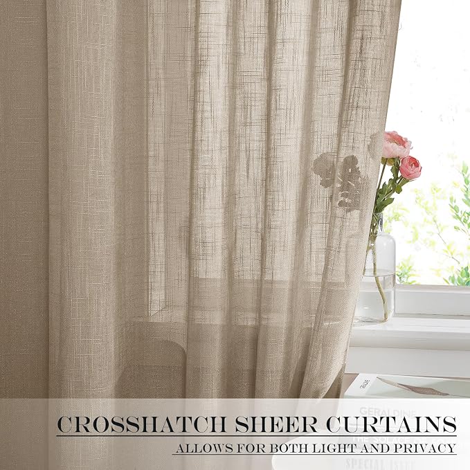 NICETOWN Sheer Door Panel Curtain - Image 5