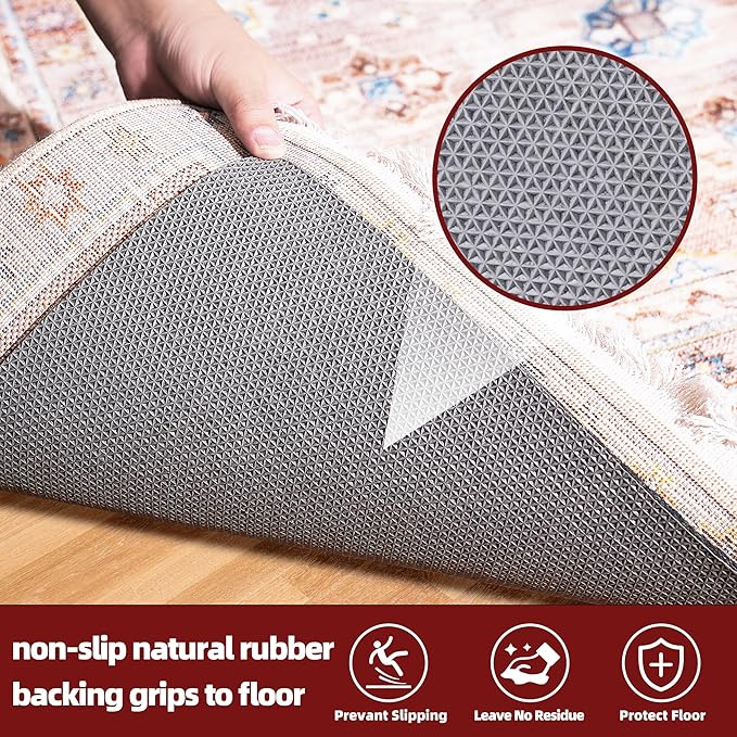 BAGAIL Felt and Natural Rubber Backing Rug Pads 1/4” Thick, 2 x 6 Ft Non Slip - Image 4