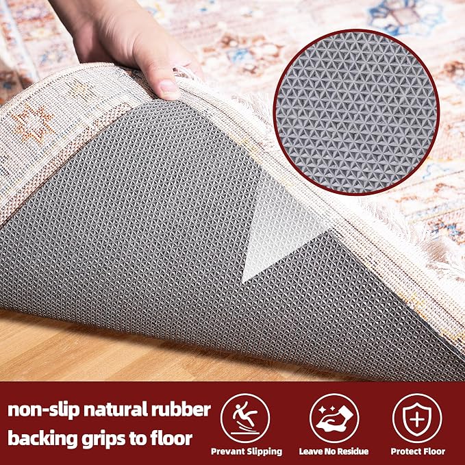 BAGAIL Felt and Natural Rubber Backing Rug Pads 1/4” Thick, 2 x 4 Ft Non Slip - Image 4