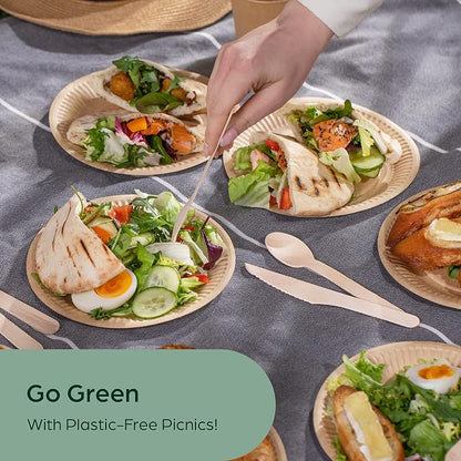 PURPLECLAY Wooden Knives Disposable – 300 Piece Wood Compostable Knives - Image 7