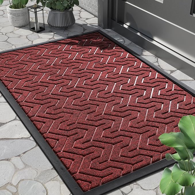 Yimobra Large Door Mat Outside Entrance 36x24, Waterproof Heavy Duty Outdoor by Yimobra