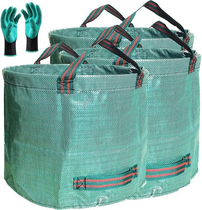 Professional 3-Pack 137 Gallon Lawn Garden Bags Big Yard Waste Bags by TespherCreationsforYardWorkLawnsCarePatioGardeningOutdoorCampingandRVTrips