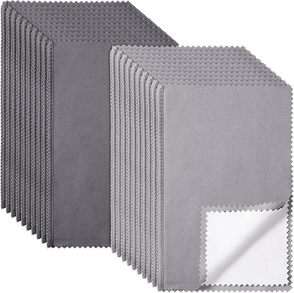 Breling 20 Pcs Silver Jewelry Polishing Cloths 6 x 8 inches Jewelry Cleaning by Breling