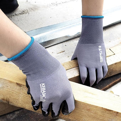 Kebada Work Gloves for Men and Women, Foam Nitrile Coated Safety Gloves - Image 4