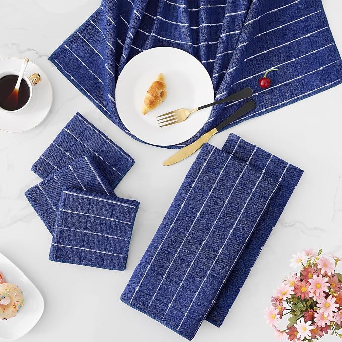 Homaxy Microfiber Kitchen Towels and Dishcloths Set, 16 Pack Soft and Absorbent - Image 9