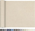 KING MOUNTAIN Coarse Linen Fabric Patches, Self-Adhesive, 12x40 Inch, Multi Color, For Sofa & Clothes Repair