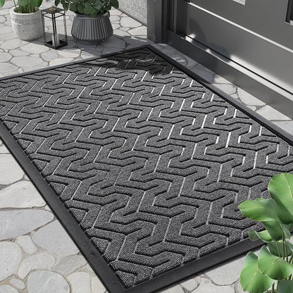 Yimobra Large Door Mat Outside Entrance 36x24, Waterproof Heavy Duty Outdoor by Yimobra