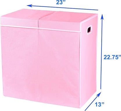 Simple Houseware Double Laundry Hamper - Image 7
