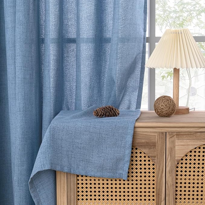 YoungsTex Denim Blue Curtains 72 Inches Long - Image 8
