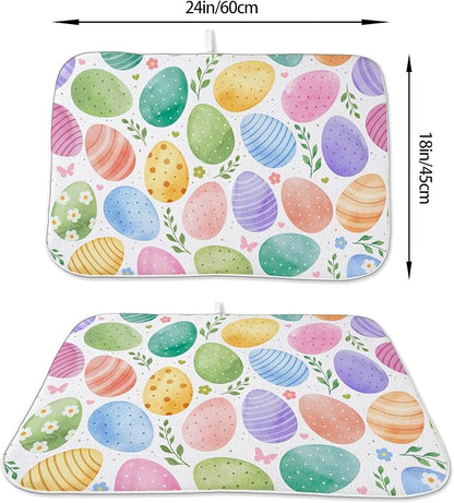 Spring Dish Drying Mat 18x24 Inches - Image 2