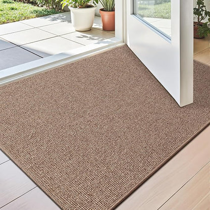 LUMI Indoor Door Mat 17"x30", Ultra Thin Low Profile Non-Slip Doormat by LUMI