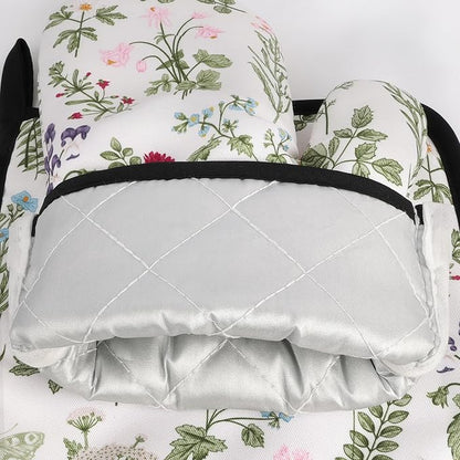 Floral Oven Mitts and Pot Holders Sets Wildflower Oven Gloves Heat Resistant 4 - Image 5